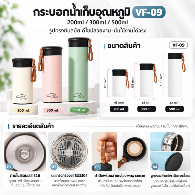 อินโฟกราฟิกกระบอกน้ำเก็บอุณหภูมิ-VF-09